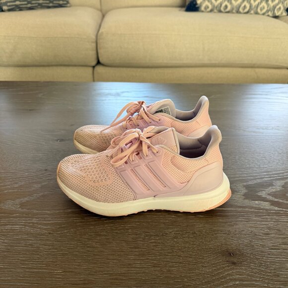 adidas Other - Gently worn Girls Adidas UBounce DNA Pink Sneakers Shoes Size 4